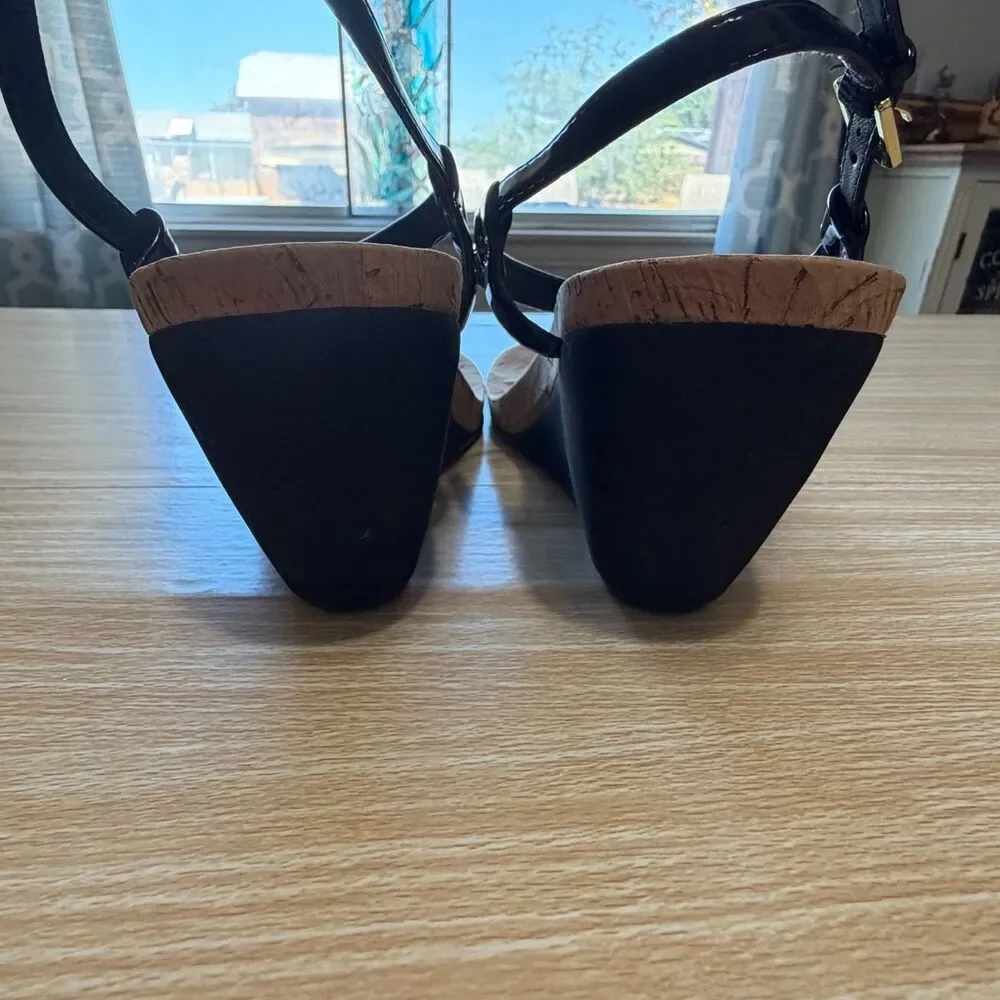 Lauren Ralph Lauren Reeta Thong Wedge Sandals Size 9